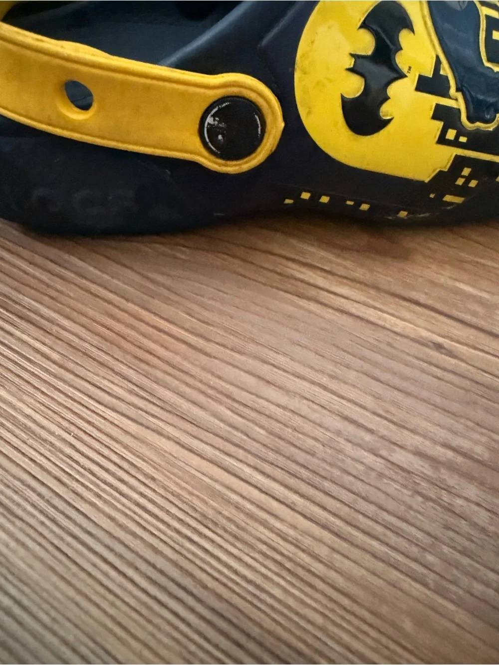 CROCS Batman Kids Clogs in Black and Yellow